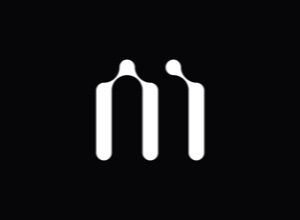 The Mobioos wordmark, white on black